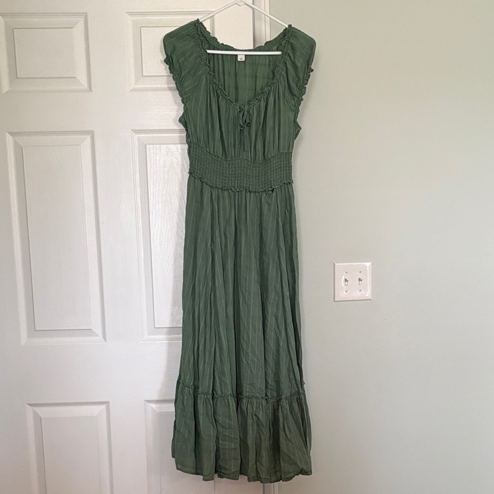 Old Navy Sage Green Maxi Dress